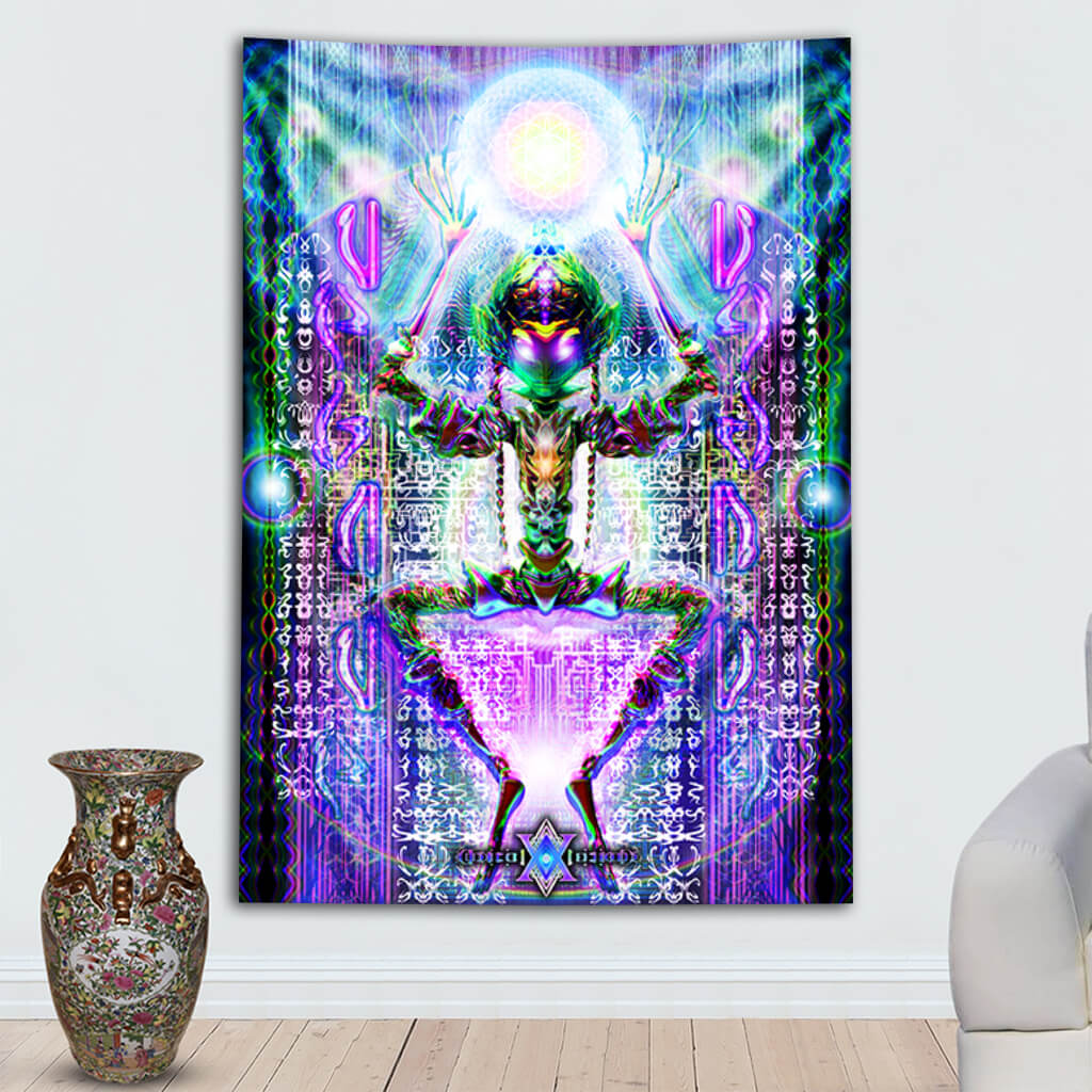 DMT Buddha Pixie – Third Eye Tapestries