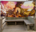 Visionary Artist Mark Henson New Pioneers Trippy Tapestry by Third Eye Tapestries