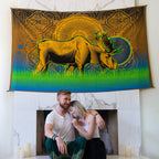 Moose Tapestry by Mugwort
